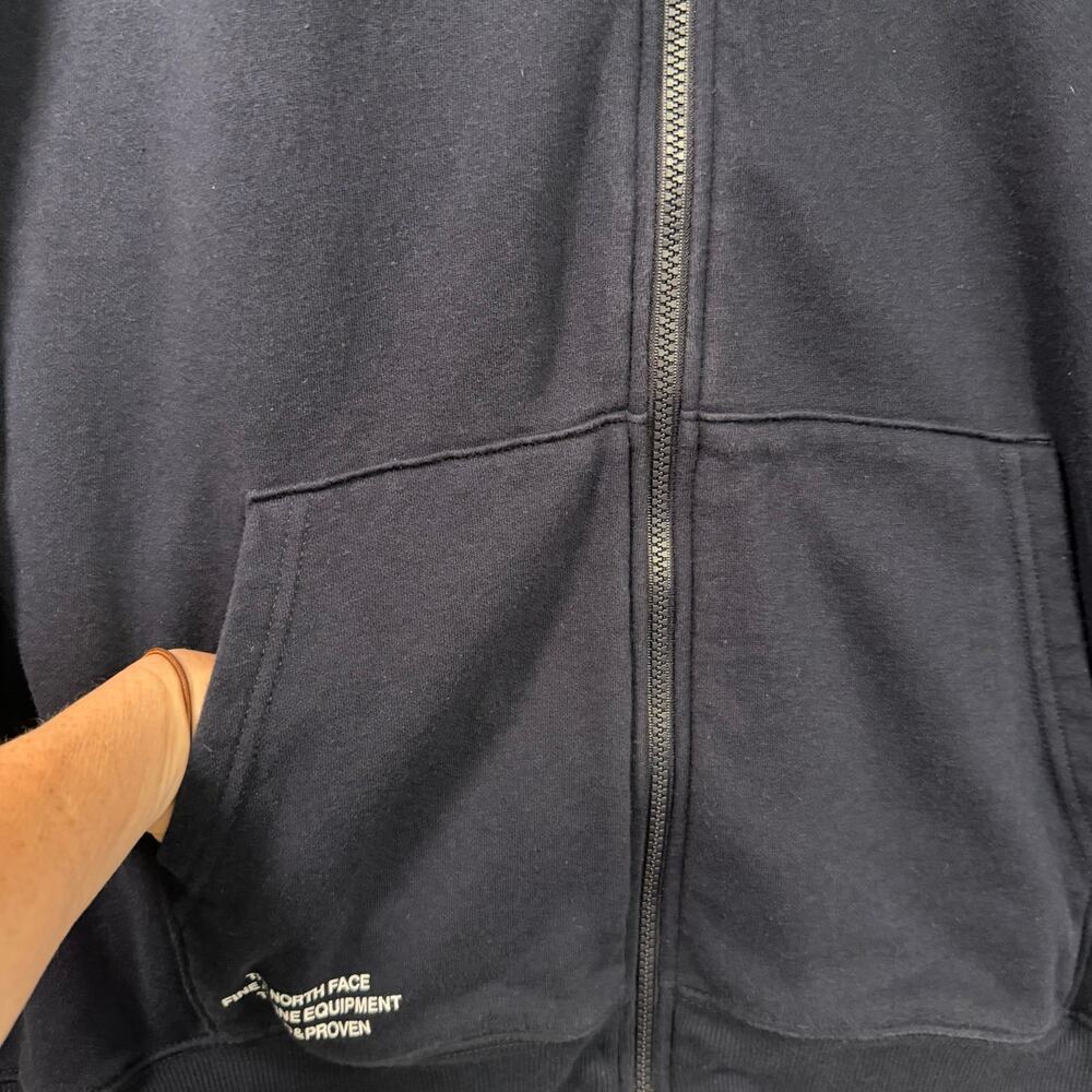The North Face Men’s XL Proud Full Zip Hoodie Blue Streetwear Hiking Gorpcore - Picture 4 of 11
